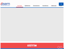 Tablet Screenshot of oskaegitim.com
